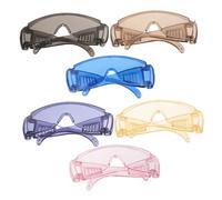 Abaodam 6pcs Multicolor Mini Doll Safety Goggles Lightweight Eyeglasses for Dollhouse Lab Science Accessories Creative Dress-up Play