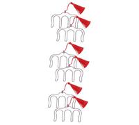 Abaodam 6pcs Music Holder Clip Music Sheet Clip Book Clamp Tassel for Piano Keyboard Accessories Score Holder