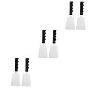Abaodam 6pcs Noise Makers for Sporting Events Hand Held Bells Cow Bell Percussion Kit