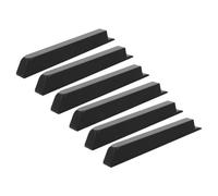 Abaodam 6pcs Piano Black Key Accessories Piano Keyboard Covers Replacement Parts Keytops for