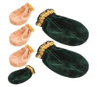 Abaodam 6pcs Piano Pedal Covers Protective Velvet Dust Cover Case for Floor Pedal Protection Piano Accessories for Keyboard Instrument Random Color