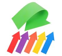 Abaodam 6pcs Pickleball Court Marking Kit with Tpe Spot Markers Flat Arrow Shape Pads for Outdoor Sports Training Portable Floor Direction Stickers for Gym and Agility Drills