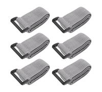 Abaodam 6pcs Picnic Lunchbox Elastic Strap Reusable Simple Design Polyester Bands Practical Outdoor Use