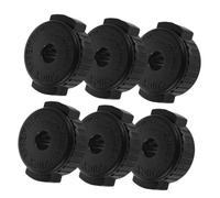 Abaodam 6pcs Plastic Cymbal Cap Quick Release Nut for Cymbals Stand Screw Cover Mates for Drum Kit Lock Nut Drum Replacement Stand Accessory