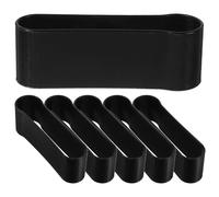 Abaodam 6pcs Plastic Folding Cane Fixator Clips for Crutches and Trekking Poles, Lightweight Sturdy Holders to Firmly Secure Walking Sticks and Prevent Accidental Drops for Everyday Travel