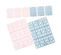 Abaodam 6pcs Plastic Foot Mats Small Animal Cage Liners Water Leak Mat Rabbit Guinea Pig Hamster Nest Pad for Pet Rest Floor Cushion