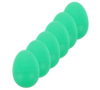 Abaodam 6pcs Plastic Musical Egg for Percussion Instruments for Early Education Fun Rhythm Learning Social Skills Development Lightweight Music for Preschool Performances