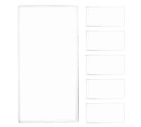 Abaodam 6pcs Plastic Paper Money Case Bill Holders for Banknotes Collection, Portable Commemorative Dollar Bill Storage Organizer Box, Suitable for Collectors and Display