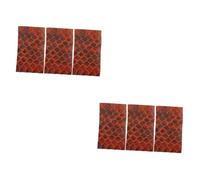 Abaodam 6pcs Professional Violin Bow Grip Replacement Hank Horse Hair Violin Bow Hair