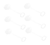 Abaodam 6pcs Protective Dust Covers for Kazoo Musical Instrument Silicone Cover to Keep Kazoo Clean at Home