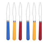 Abaodam 6Pcs Quick Button Attacher Tool for Clothing Red Blue Yellow Button Puller Set Aid for Seniors and Daily Dressing Assistance