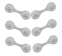 Abaodam 6pcs Reflective Magnetic Clips for Schoolbag Reflective Warning Clips for Boys and Girls Backpack Safe Outdoor for Running and Cycling