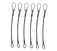 Abaodam 6Pcs Replacement Gym Cable Multifunctional Traction Rope for Body Exercise Machine Steel Wire for Full Body Workouts Resistance Training Compatible with Home Gym