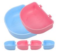 Abaodam 6pcs Replacement Pet Bowl Safe Compact for Hamster Guinea Pig Rabbit Easy to Clean Suitable for Rat Cage