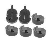 Abaodam 6pcs Rubber round Violin Mute Practice Mute Reduce Volume Small Violin Quiet Environments Training