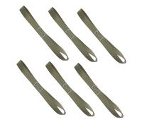 Abaodam 6pcs Scooter Tie down Straps Atv Cargo Tie Straps Motorcycle Ratchet Motorcycle Trailer Heavy Duty Soft Loop Olive Green