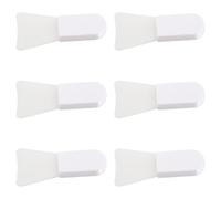 Abaodam 6pcs Silicone Facial Mask Brush Makeup Stirring Tools for Mudpack Application Practical Use Short Handle