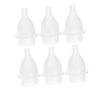 Abaodam 6pcs Silicone Nasal Replacement Tips for Electric Nose Cleaner Manual Suction Control Reusable Aspirator Kit for Nasal Congestion Relief