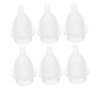 Abaodam 6pcs Silicone Nose Sucker Replacement Tips for Boy Girl Reusable Nasal Cleaner Accessory Kit for Congestion Antibackflow Design for Safe Use