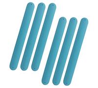 Abaodam 6Pcs Silicone Slap Bracelets Slap Bands for Adults Fun Craft Supplies for Parties DIY Projects Comfortable Wristbands