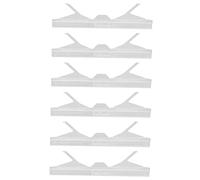 Abaodam 6pcs Small Clear Reusable Beekeeping Beetle Nest Traps with Dual Compartments for Oil and Bait Plastic Hive Accessory for Small Hive Beetle Control