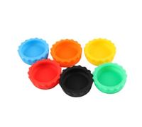 Abaodam 6pcs Small Reptile Feeding Bowls Soft Silicone Feeder Bowls 3cm Wide Dish for Turtles Lizards and Small Pets