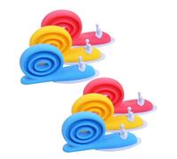 Abaodam 6pcs Snail Door Stoppers Door Stopper TPE Material Adorable Stylish Finger Protection Room Use Random Color