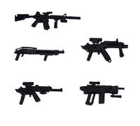 Abaodam 6pcs Special Forces Action Figures Set with Jointed Plastic Bodies, Interactive Role Play for Boys, Suitable for Parent Battle and Imaginative Play