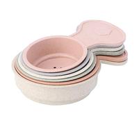 Abaodam 6pcs Stacking Cups for Early Educational Bath and Beach Play Enhancing Hand Eye Coordination and Color Recognition