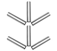 Abaodam 6pcs Stainless Steel Cannoli Tubes for Baking, Big Tubular Mold with Cylindrical Shape, Reusable and Easy to Use Baking Tubes for Cannoli Pastry