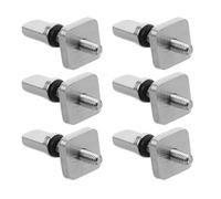 Abaodam 6pcs Stainless Steel Fin Thumb Screws for Paddleboard Surfboard Insert Style Replacement Screws with Secure Locking Ergonomic Design for Smooth Sailing and Enhanced Water Flow