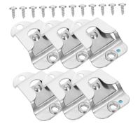 Abaodam 6pcs Stainless Steel Microphone Holder Clips for Cb Radio Car Mount Compact and Mic Hangers Lightweight and Sturdy Microphone Clip Hooks for Various Models