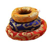 Abaodam 6pcs Tibetan Singing Bowl Pad Singing Bowl Mat for Buddhist Sound Meditation Cushion Random Color