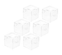 Abaodam 6pcs Transparent Insect Observation Boxes with Built in Magnifier Lid Portable Bug Viewer Jars for Exploring and Learning Cage for Nature Study and Outdoor Adventures