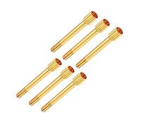 Abaodam 6pcs Tremolo Arm Guitar Bridge Saddle Clamp Lock String Screw String Through Screw