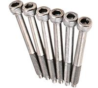 Abaodam 6Pcs Tremolo Bridge Screws for Electric Guitars Durable Guitar Parts Smooth Finish for Easy Installation Compact Design for Convenient Storage