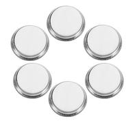 Abaodam 6pcs Trumpet Valve Caps Replacement Parts Musical Instrument Accessories Key Caps Easy Install for Practice
