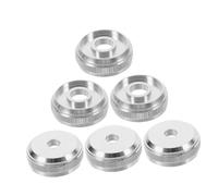 Abaodam 6pcs Trumpet Valve Finger Buttons Screw Caps for Cornet Piston Replacements Enhanced Stability for School Bands and Live for Consistent Performance