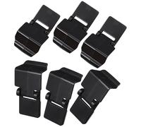 Abaodam 6pcs Turtle Terrarium Buckle Reptile Tank Latch Compatible with Nomo Glass Feeding Box Lock for Amphibians and Tropical Ecological Pets Secure Anti-escape Clips