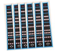 Abaodam 6pcs Violin Finger Position Stickers Removable Fretboard Markers for Beginners Convenient Scale Indicators for Learning Violin and Practical Musical Accessories