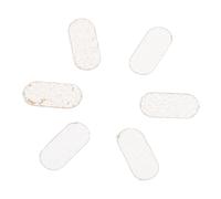 Abaodam 6pcs Violin String Protector Pads Sheepskin Lightweight Friction Reducing Bridge Accessories Beige for Performance and Travel