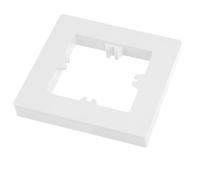 Abaodam 6pcs White Wall Plate Covers for Light and Decorative Wall Devices, Resistant to Grease Antiflaming PC Material, Simple Design with Fine Craftsmanship, Suitable for Home