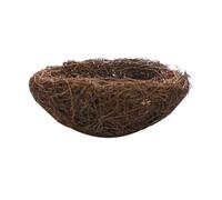 Abaodam 6pcs Woven Rattan Bird Nest 12cm Artificial Birds Nest Decor Photo Props for Birdcage Accessories and Garden Ornament