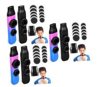 Abaodam 6sets Replacement round Membranes for Kazoos Portable Musical Instruments for Boys and Girls Simple Kazoo Musical Instrument for Party and Music Accompaniment