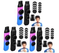 Abaodam 6sets round Membranes for Kazoos Musical Instruments Replacement Portable Kazoo for Boys and Girls Music Lovers for Party and Music Accompaniment