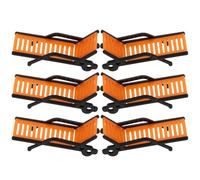 Abaodam 75 Scale Miniature Beach Chair Model Set, Foldable Plastic Mini Deck Lounge Chairs for DIY Model Trains, Scenic Crafts, and Hobby Building