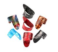 Abaodam 7pcs Finger Picks for Guitar Comfortable Fit for Finger for Acoustic Guitars Banjos and More Protect Your Nails While Playing