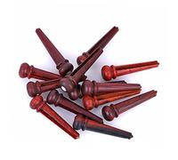 Abaodam 7pcs Guitar Bridge Wood String Pegs Pins for Acoustic Guitar Bridge String Pegs Puller for Easy Installation