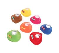 Abaodam 7pcs Pet Protective Collar Bird Recovery Collar Bow Bite Elizabethan Neck Protector Neckwear for Parrots Parakeets Wound Plume Plucking