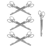 Abaodam 7pcs Scissors Clip Hairpins Alloy Vintage Elegant Unique Design Creative Styling Tools for Women Match Hairstyles Festival Theme Party